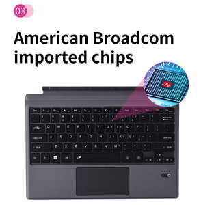 Miễn Phí Vận Chuyển 2020 Mini Bàn Phím Không Dây Với Touchpad Máy Tính Xách Tay Bàn Phím Đứng - Product Image 6