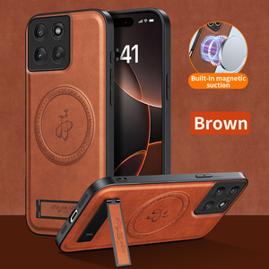 Funda de Cuero PU con Soporte para Moto Edge 70 <span class=keywords><strong>40</strong></span> Neo 30 Pro 20 Lite Edge 60 Fusion 50 Ultra, Cubierta Magnética a Prueba de Golpes, Protección Completa para la Cámara - Product Image 1