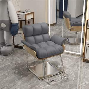 Sillas de salón de moda modernas europeas de lujo Simple <span class=keywords><strong>Glamour</strong></span> Metal Barber & <span class=keywords><strong>Beauty</strong></span> Furniture Trendy Silla Para Lashista - Product Image 6