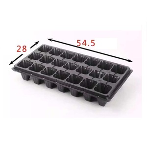 Barquettes <span class=keywords><strong>en</strong></span> plastique PET noires jetables pour semis <span class=keywords><strong>de</strong></span> légumes, taille 540x280mm, capacité 21-200 cellules, pour pépinière <span class=keywords><strong>de</strong></span> plantes succulentes, marque XHY - Product Image 5