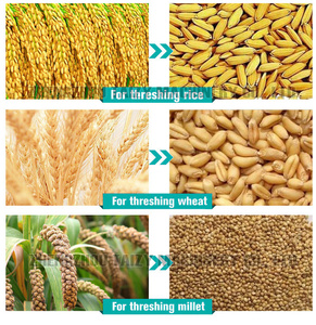 Đa chức năng Nhà Máy Giá thresher gạo lúa mì đậu nành lúa mạch hiếp dâm gạo lúa Miến tuốt lúa - Product Image 3
