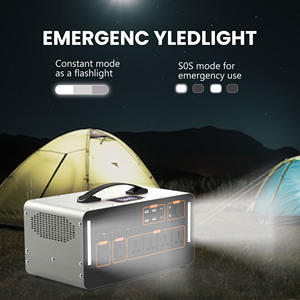 สถานีไฟฟ้า 1500w 1024wh พร้อมแผงโซลาร์เซลล์ สถานีไฟฟ้าเคลื่อนที่ไร้สายออลอินวันสำหรับกรณีฉุกเฉินกลางแจ้ง - Product Image 4