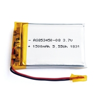 UL1642 Baterai Polimer Lithium 704060 3.7V 1800Mah Baterai Lipo Isi Ulang Baterai Li-polimer