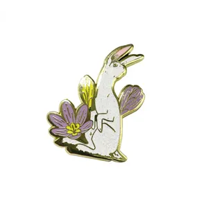 Metal Pins Supplier Glitter Brooch Anime Hard Enamel Pin Soft Lapel Badge Custom Enamel Pin