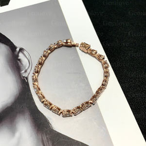 Luxury 9-18K <b>Rose</b> <b>Gold</b> 11.858ctTennis Bracelet (Women's Style) Lab-Grown Pear-Shaped Cut Diamonds, Anniversary Jewelry Gift - Product Image 1