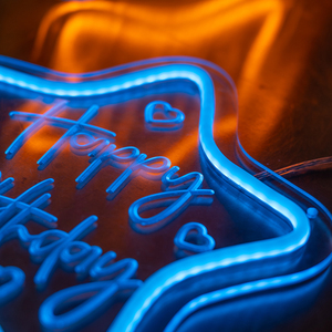 Décorations de Noël mise en scène lettres lumineuses personnalisées logo forme créative ornements au néon acrylique - Product Image 3