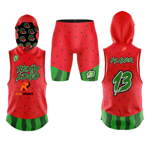 Wholesale price Youth Regular Fit Sublimation Hooded 7 V 7 American Football Custom Uniform 7 on 7 Football Uniforms Sets - Product Image 6