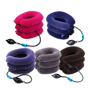 Dispositivo de Tracción Cervical Ajustable, Estirador de Cuello Inflable, Almohada para Aliviar el Dolor de Cuello y Hombros - Product Image 3