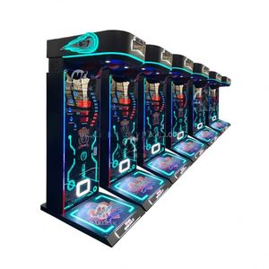 เครื่องเกมอาร์เคดสำหรับเด็กแบบหยอดเหรียญ เครื่องเล่นเกมต่อยมวยอิเล็กทรอนิกส์ในสวนสนุก เครื่องต่อยมวยพลาสติก - Product Image 5