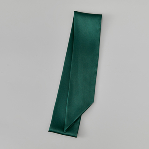Color sólido flaco estrecho 100% bufanda de seda de morera cabeza cinta para el pelo bolso mango envoltura corbata paquete pañuelo para el cuello bufanda para mujer - Product Image 6