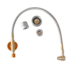 موقد غاز خارجي 60 مم للتخييم مع محول إعادة تعبئة البروبان ومسدس لهب - Product Image 2