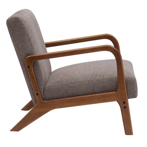 <span class=keywords><strong>Fauteuil</strong></span> Club Classique Abordable en Lin Respirant et Doux, Chaise Rembourrée Élégante <span class=keywords><strong>Gris</strong></span> Foncé Moderne pour Maison et Hôtel - Product Image 2