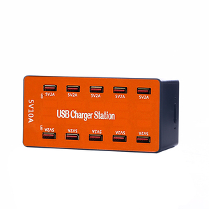 แท่นชาร์จ USB 20พอร์ตตั้งโต๊ะ18A 90W ชาร์จเร็วสำหรับ <span class=keywords><strong>iPhone</strong></span> 5S 6 <span class=keywords><strong>6S</strong></span> 7 Plus อะแดปเตอร์ Samsung iPad Huawei - Product Image 6