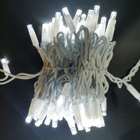 Hochleistungs-220-V-Rotgummikabel CE-geprüftes 4-W-Energiespar-RGB-Blitz-LED-Lichterketten