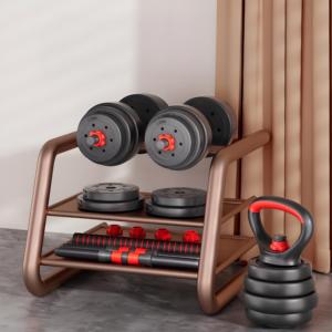 Ensemble de poids d'haltères réglables Offre Spéciale SP Powerlifting 20kg/30kg/40kg/50kg haltères d'équipement de gymnastique haltères réglables en ciment - Product Image 6