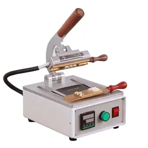 Easy to operation Hot Foil Stamping Machine Leather Embossing Heat Pressing Machine For Wood PVC Paper Custom Logo Stamp