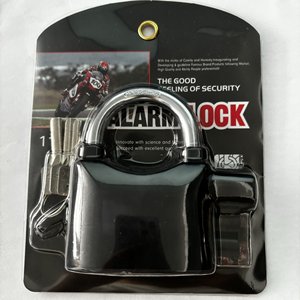 Kunci Motor Anti Maling Tahan Air dengan Siren Pengaman, Gembok <span class=keywords><strong>Alarm</strong></span> Pintu 110 DB untuk Sepeda Motor Gudang - Product Image 1