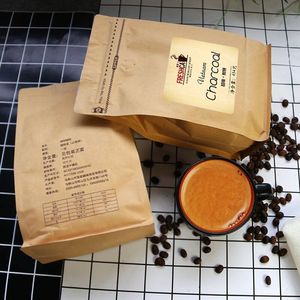 Tùy chỉnh đứng lên lớn mờ Cà phê túi trà bao bì với van đáy phẳng màu hồng ba chiều cà phê Gậy Túi 1lb - Product Image 6