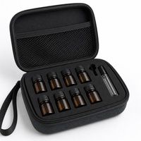 Étui de voyage personnalisé en EVA imperméable pour flacons de parfum et échantillons, avec poche en filet zippée, emballage de gros