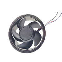 Ventilateur axial de refroidissement haute température 17cm 17251 DC 12V/24V/48V à double roulement à billes, moteur sans balais, 172x51mm, électrique OEM