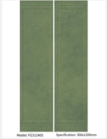 Carreaux de mur en porcelaine classique française noir rouge bleu 30x1200mm, qualité supérieure, antidérapant, mat, relief pour salle de bain, salon