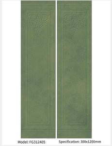 Carreaux de mur en porcelaine classique française noir rouge bleu 30x1200mm, qualité supérieure, antidérapant, mat, relief pour salle de bain, salon - Product Image 4