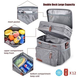 Free Sample Portable Oxford Tote Outdoor Picnic Camping Travel Insulated Soft <b>Ice</b> <b>Pack</b> Lunch Box Insulation Cooler <b>Bag</b> - Product Image 2