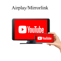 4K + 1080P Cámara dual 10.26 pulgadas Pantalla táctil WIFI Car Radio CarPlay Pantalla Android Auto Car Wireless Apple Carplay