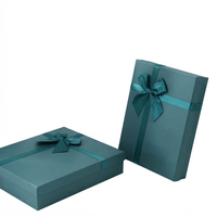 Boîte cadeau pliante de luxe avec ruban, boîtes d'emballage en carton magnétique vertes pour anniversaire, mariage, fête, rangement de cadeaux