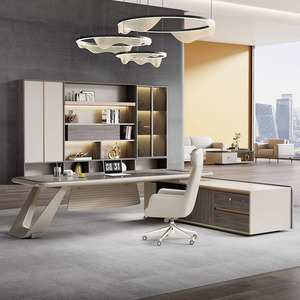 LBZ-78-11 thiết kế hiện đại sang trọng Ông Chủ Bàn đồ nội thất văn phòng quản lý bàn làm tại Trung Quốc CEO bàn Bàn văn phòng bàn - Product Image 4