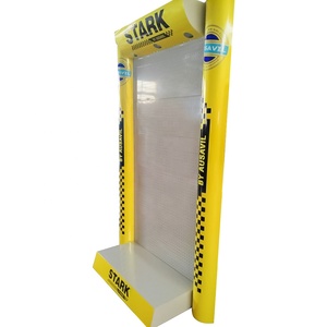 Estantes de exhibición de herramientas eléctricas de hardware de metal con accesorios de soporte de tablero de clavijas, acabado de capa de polvo de iluminación LED para supermercados - Product Image 5