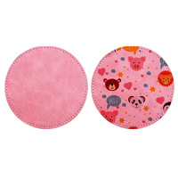 Sous-verre en cuir personnalisé pour café, motif imprimé par sublimation, pour promotion de marque