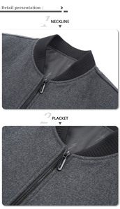 Veste courte en laine pour <span class=keywords><strong>homme</strong></span>, <span class=keywords><strong>manteau</strong></span> en tweed patchwork, haut pour <span class=keywords><strong>homme</strong></span>, manteaux en laine sur mesure en gros pour <span class=keywords><strong>homme</strong></span> - Product Image 4
