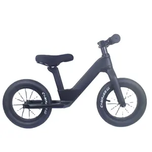 Winowsports จักรยานอลูมิเนียมขนาด12นิ้ว,ล้อคาร์บอน Aero แบบผลักสำหรับเด็กอายุ3-6ปีผลิตจากโรงงานในจีน