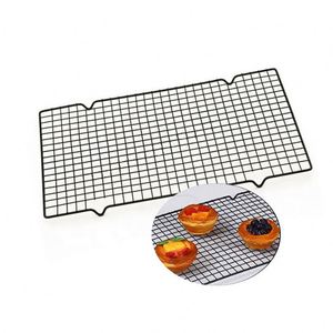 Grille de refroidissement noire antiadhésive pour gâteaux et pains, support de séchage, direct fabricant - Product Image 1