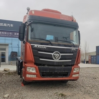 Camion tracteur d'occasion 6x4 510HP FAST Manuel Toit haut FOTON Auman GTL 2021 Reconditionné officiellement Garantie 6 mois