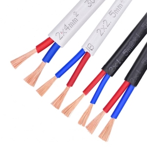 電気特殊布ホワイトシースケーブル銅コア2*1.5電源コードRVVB産業用海洋 - Product Image 1