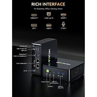 Mini PC para Juegos Gmktec Ryzen 7640hs 16gb Ddr5 512gb Nvme Ssd Doble Nic Lan 2.5gbe Wifi 6e Bt5.2 Usb4
