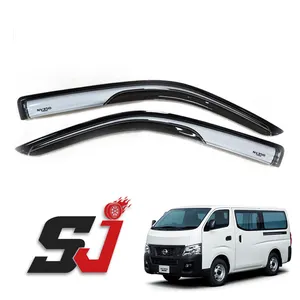 NV350 Urvan car door accessories 4pcs black door visor for Nissan accessories body kit