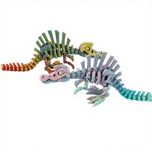 Figura de juguete divertida de la serie de dinosaurios Espinosaurio, impresa en 3D, exclusiva transfronteriza, popular, de plástico, simulación de esqueleto, regalo - Product Image 3