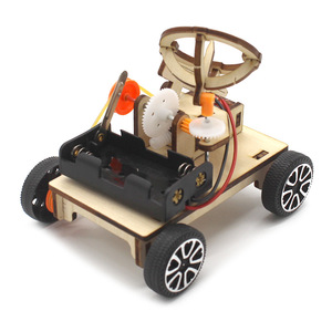 Kit de coche con radar de madera con energía solar para niños, experimento científico, juguete educativo, juego de construcción de modelos, 7-9 años - Product Image 4