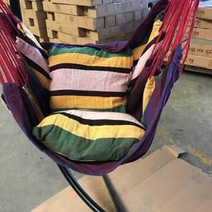 Venta directa <span class=keywords><strong>de</strong></span> fábrica, <span class=keywords><strong>hamaca</strong></span> colgante <span class=keywords><strong>de</strong></span> 330 libras <span class=keywords><strong>de</strong></span> capacidad, silla columpio <span class=keywords><strong>con</strong></span> soporte para Patio, patio, balcón, exterior - Product Image 5