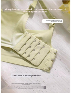 Soutien-gorge quotidien pour femme, sans armatures, tricoté doux, anti-affaissement, sans traces, fin, respirant, uni, pour petites poitrines, idéal pour l'été - Product Image 4