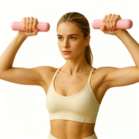 Ensemble d'haltères de cheville réglables en silicone triangulaires avec logo personnalisé pour l'entraînement de force, haltères de main et accessoires de Pilates