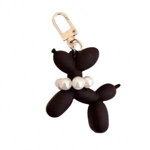 Promotional Bubble <b>Balloon</b> Dog Keychain UV Printing <b>Customized</b> Color PVC Soft Rubber Birthday Gift Accessories Wholesale - Product Image 1