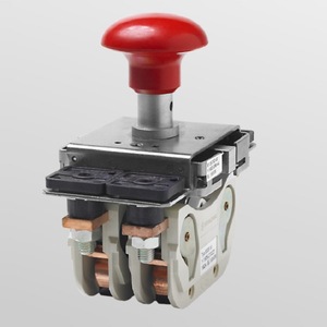 สวิตช์ปุ่มหยุดฉุกเฉินนำเข้า 160A 320VDC 1NO1NC ขั้วต่อสกรู อลูมิเนียมอัลลอย IP22 - Product Image 1