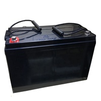 Baterai Lithium Ion energi penyimpanan tenaga surya 12.8V 200Ah kinerja tinggi LiFePO4 pengganti asam timbal
