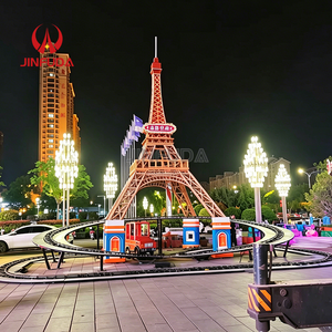 <span class=keywords><strong>Train</strong></span> lumineux LED sur rail en acier, thème <span class=keywords><strong>Paris</strong></span>, pour l'extérieur, idéal pour attirer la foule dans les centres commerciaux – Offre Spéciale - Product Image 5