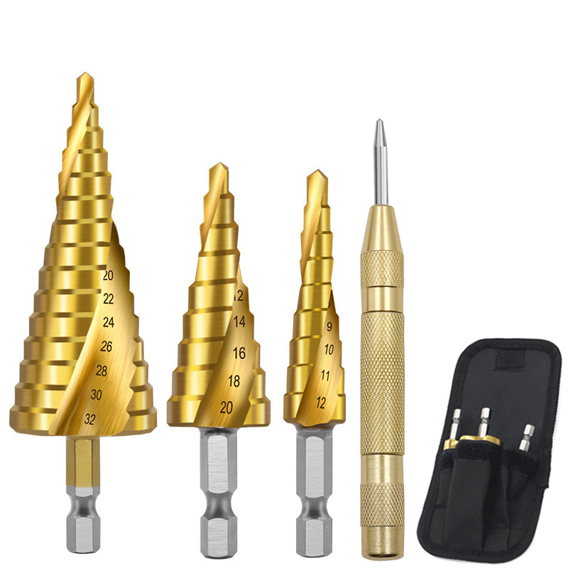 4Pcs Hep Drill Bit Set 1