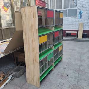 Gabbia di allevamento piccione in legno di alta qualità in acciaio inox accessori per piccioni - Product Image 4